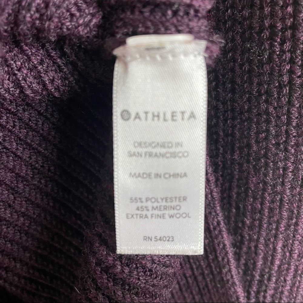 Athleta Switchback Purple Pullover Sweater - image 6